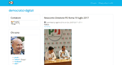 Desktop Screenshot of democratici-digitali.com