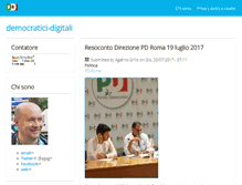 Tablet Screenshot of democratici-digitali.com